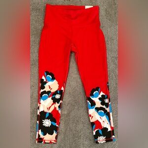 NWT Xersion Cyber Red 7/8 Performance Legging